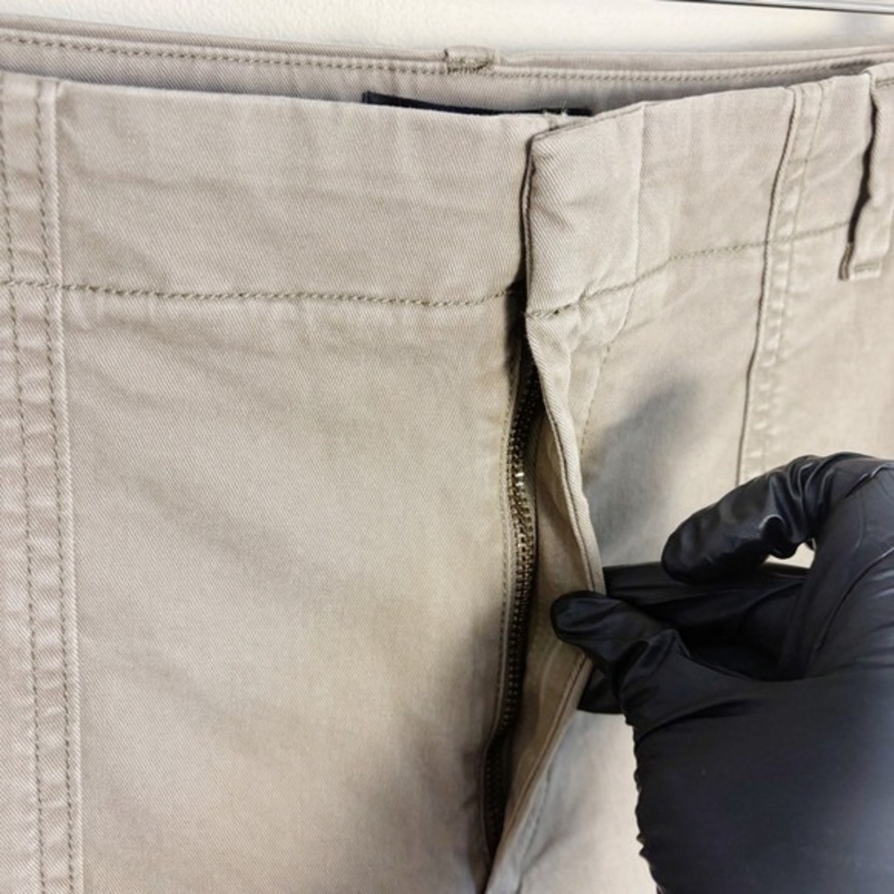 Banana Republic Shorts Womens 14 Green Authentic Chino Utility Short Mid Rise 5" - Picture 6 of 8
